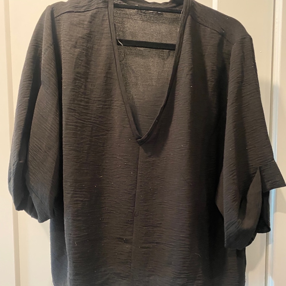 Zara black blouse